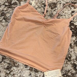 Aerie Glittery Peach Camisole